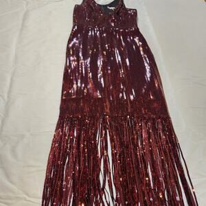 Dress Population Sequin Midi Dress Women’s medium Sleeveless Party Cocktail